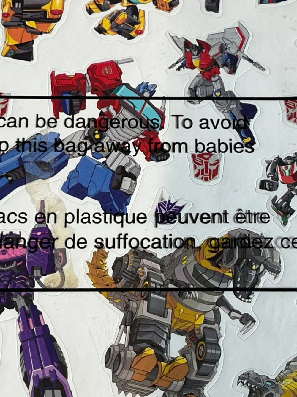 Trolls Jurasic Park Transformers 3d sticker